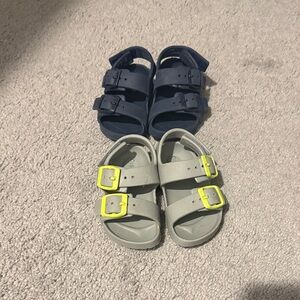 Cat & Jack Navy and Gray Kids Sandals